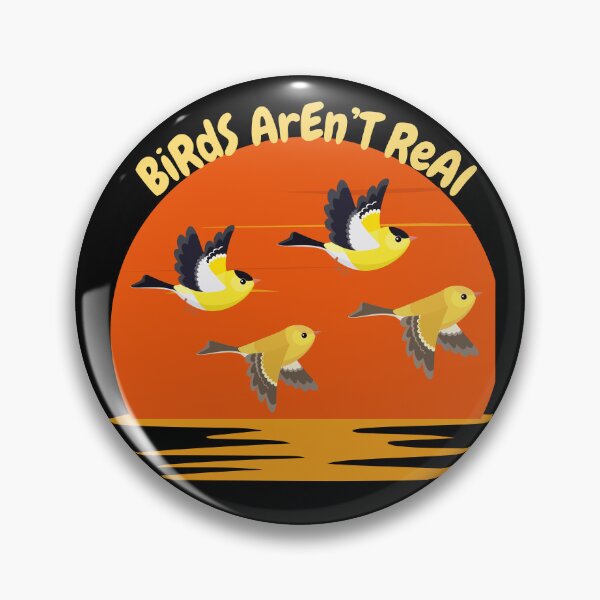Item preview, Birds Aren’t Real - 4 - Gogot-shirts designed and sold by Henk GoGo T-Shirts ⭐️⭐️⭐️⭐️⭐️.