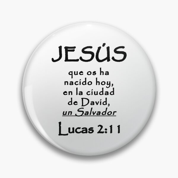 Item preview, Luke 2:11 Jesus Saviour Spanish Bible Verse designed and sold by NombresDeJesus.