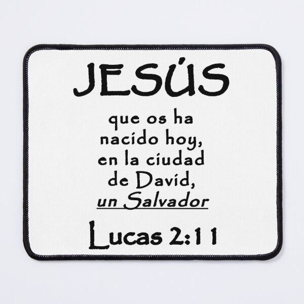 Item preview, Luke 2:11 Jesus Saviour Spanish Bible Verse designed and sold by NombresDeJesus.