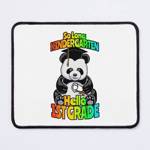 Item preview, So Long Kindergarten Hello 1st Grade Funny Happy Panda Bear designed and sold by GrandeDuc.