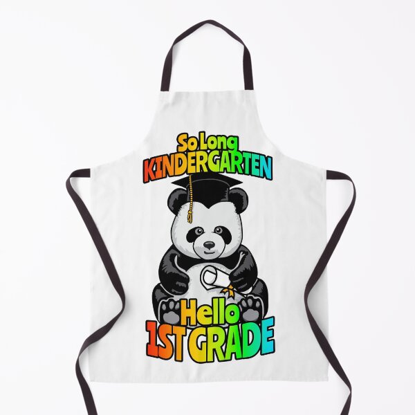 Item preview, So Long Kindergarten Hello 1st Grade Funny Happy Panda Bear designed and sold by GrandeDuc.