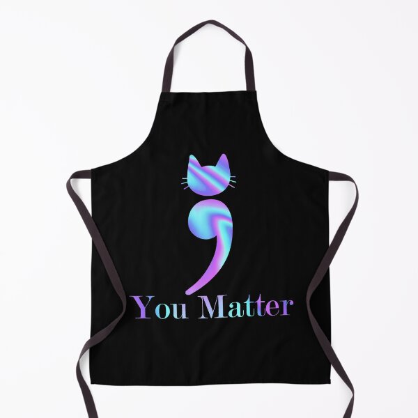 Item preview, You Matter Semicolon Cat Suicide Prevention Awareness designed and sold by shlebah.