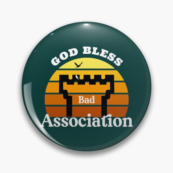 Item preview, God Bless Bad Association   designed and sold by BeksStitch.