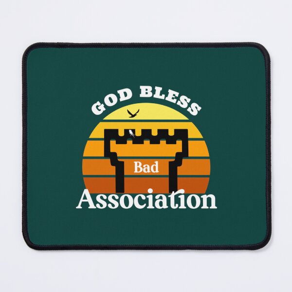 Item preview, God Bless Bad Association   designed and sold by BeksStitch.