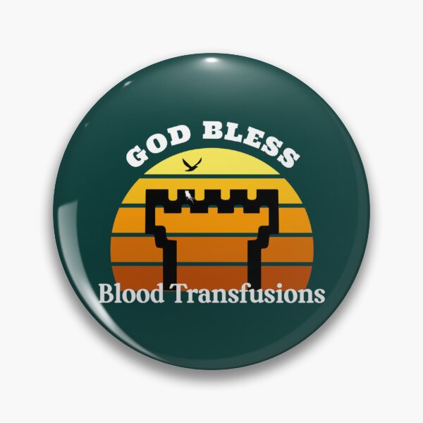Item preview, God Bless Blood Transfusions   designed and sold by BeksStitch.