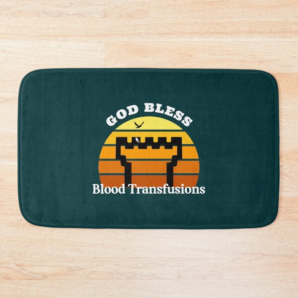 Item preview, God Bless Blood Transfusions   designed and sold by BeksStitch.
