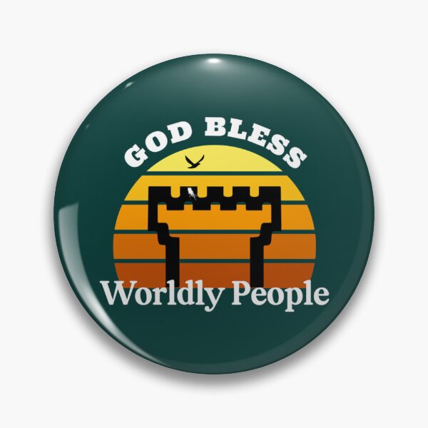 Item preview, God Bless Wordly People   designed and sold by BeksStitch.