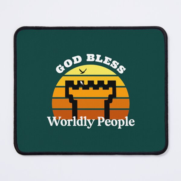 Item preview, God Bless Wordly People   designed and sold by BeksStitch.