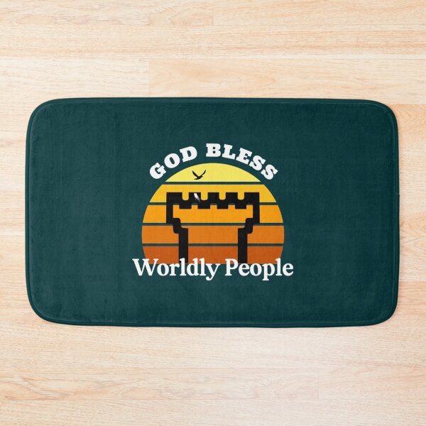 Item preview, God Bless Wordly People   designed and sold by BeksStitch.