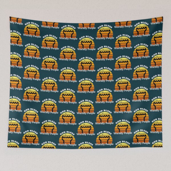 Item preview, God Bless Wordly People   designed and sold by BeksStitch.