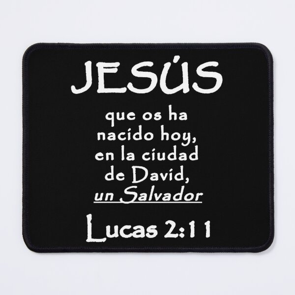 Item preview, Luke 2:11 Jesus Saviour Spanish Bible Verse designed and sold by NombresDeJesus.