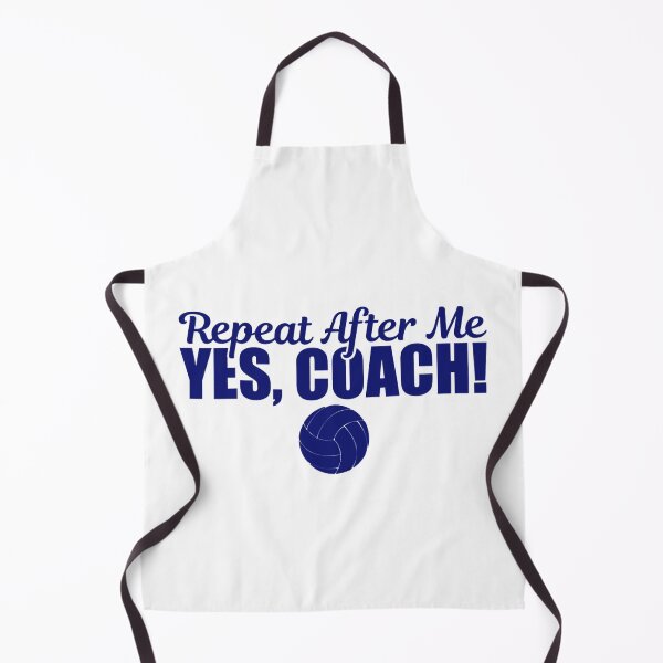 Item preview, Repeat After Me Yes Coach Funny Sports Volleyball designed and sold by ibarrbeat.