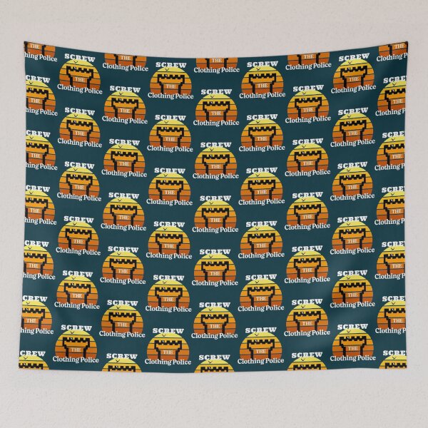 Item preview, Screw The Clothing Police   designed and sold by BeksStitch.