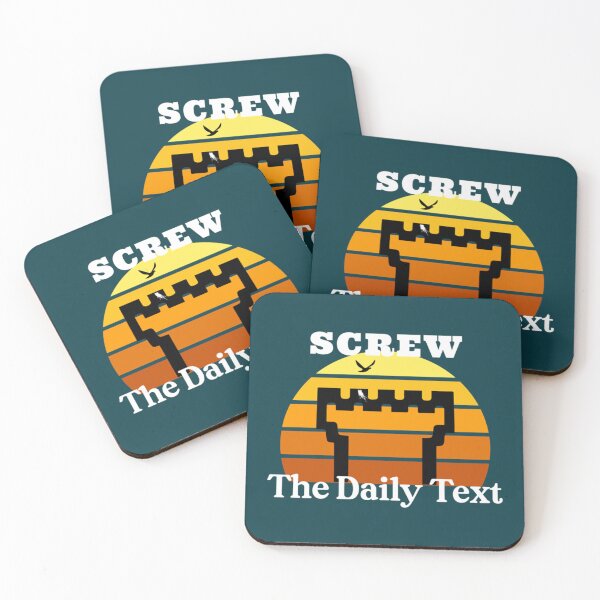 Item preview, Screw The Daily Text   designed and sold by BeksStitch.