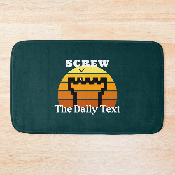 Item preview, Screw The Daily Text   designed and sold by BeksStitch.