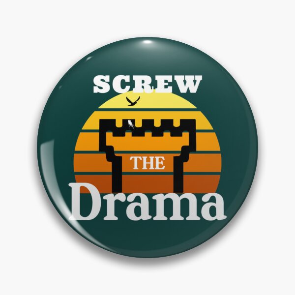 Item preview, Screw The Drama   designed and sold by BeksStitch.