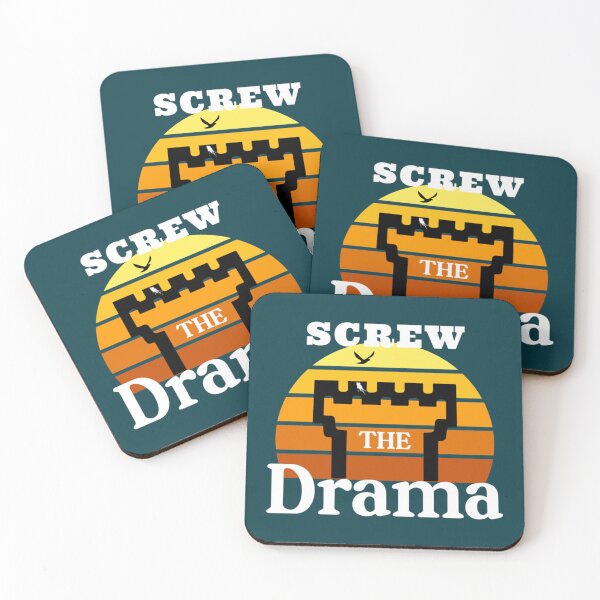 Item preview, Screw The Drama   designed and sold by BeksStitch.
