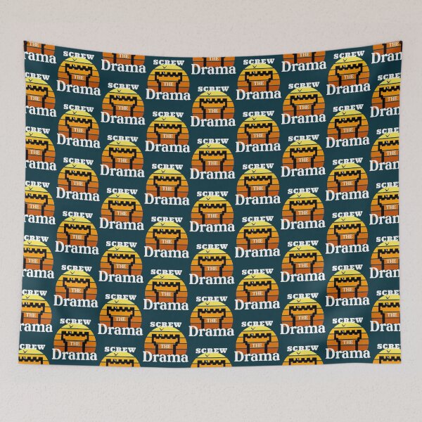 Item preview, Screw The Drama   designed and sold by BeksStitch.