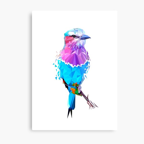 Geometric Bird Metal Print