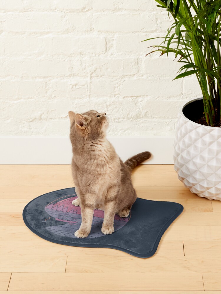 Alternate view of The Mountains Are Calling Pet Mat