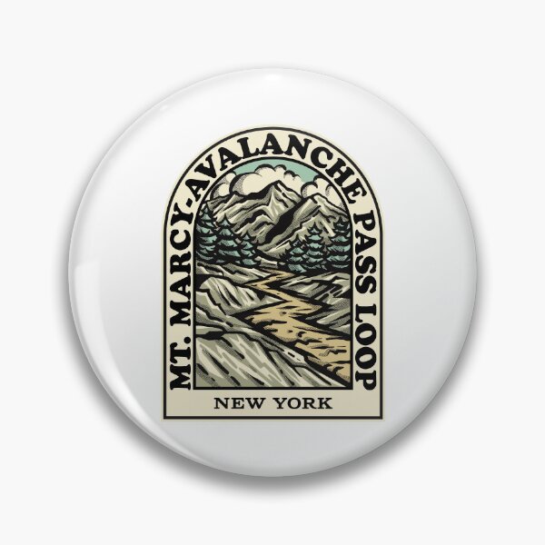 Item preview, Mt Marcy Avalanche Pass Loop New York hiking backpacking trail designed and sold by HalpinDesign.