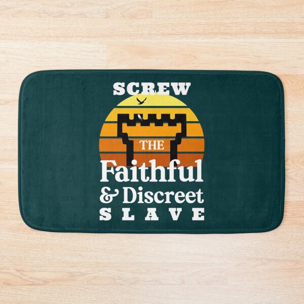 Item preview, Screw The Faithful And Discreet Slave   designed and sold by BeksStitch.