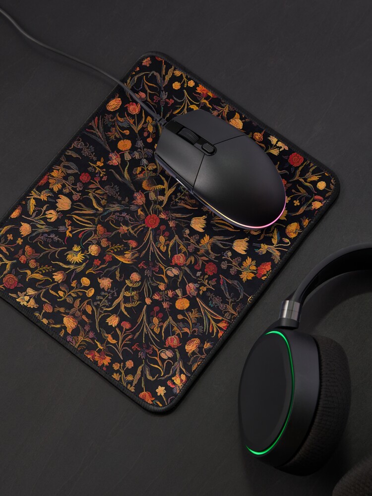 Alternate view of Midnight Floral Mouse Pad