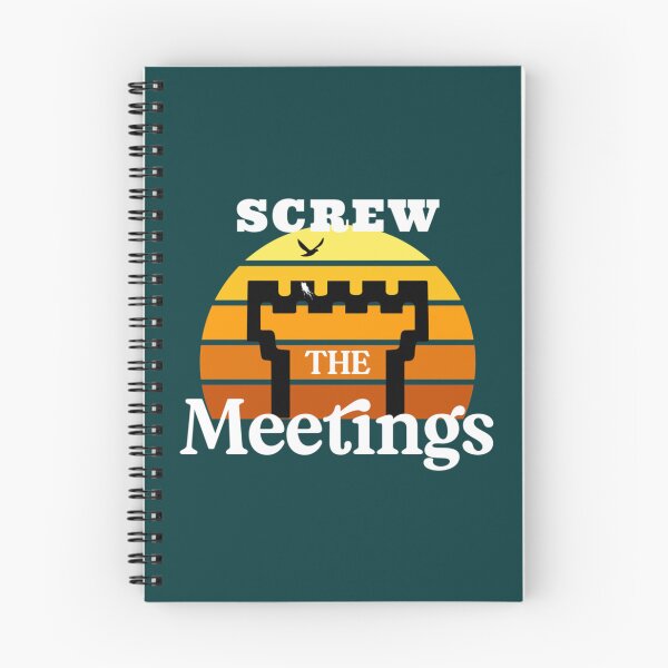 Item preview, Screw The Meetings   designed and sold by BeksStitch.
