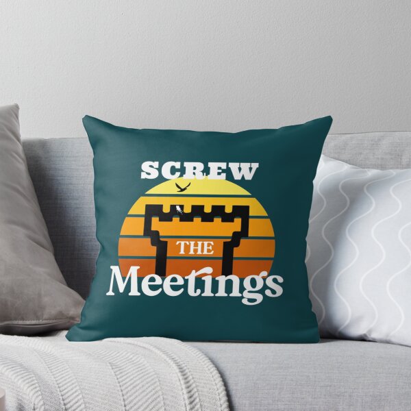 Item preview, Screw The Meetings   designed and sold by BeksStitch.