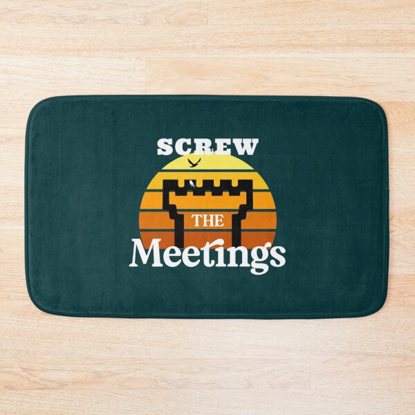 Item preview, Screw The Meetings   designed and sold by BeksStitch.