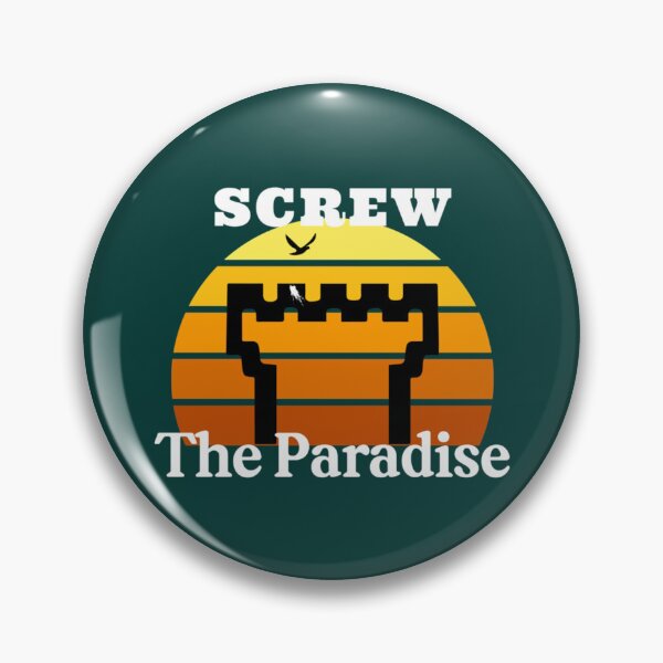 Item preview, Screw The Paradise   designed and sold by BeksStitch.