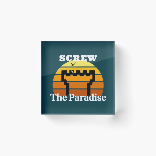 Item preview, Screw The Paradise   designed and sold by BeksStitch.