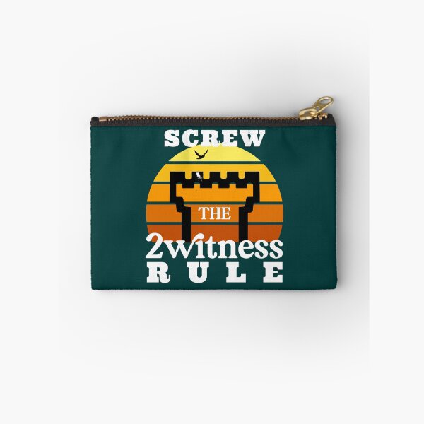 Item preview, Screw The Two Witness Rule   designed and sold by BeksStitch.
