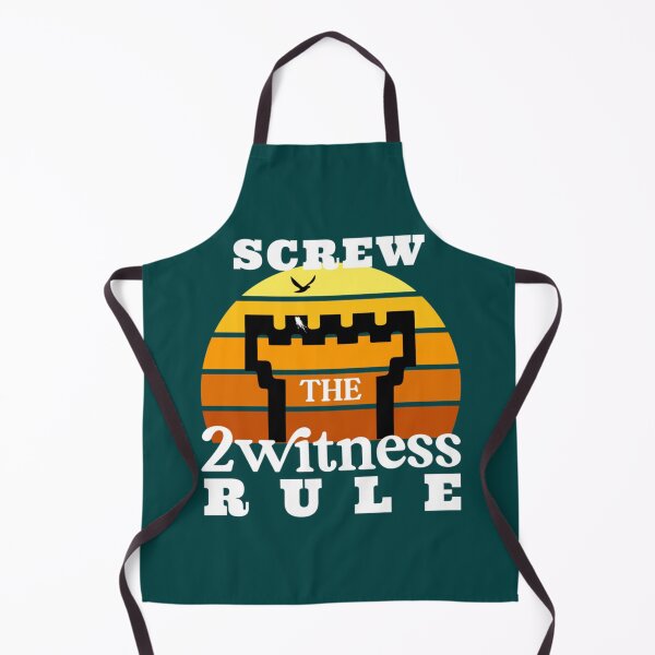 Item preview, Screw The Two Witness Rule   designed and sold by BeksStitch.