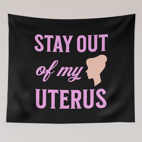 Item preview, Stay Out Of My Uterus - Abortion Rights Gifts (Female Face Version) designed and sold by epicthoughts.
