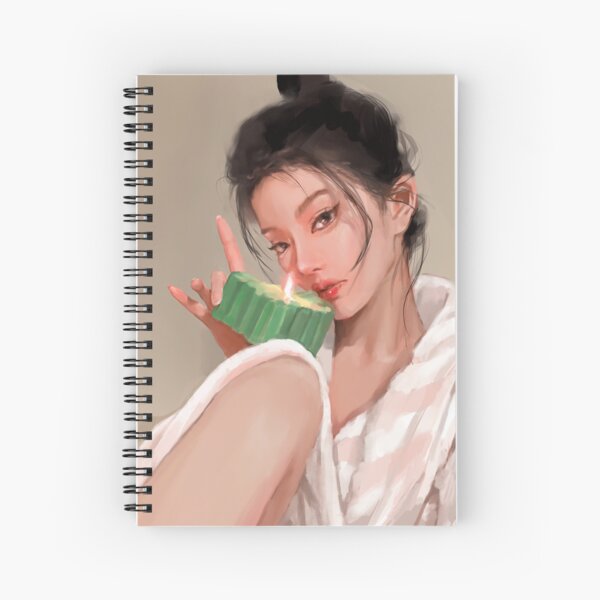atmosphere girl Spiral Notebook
