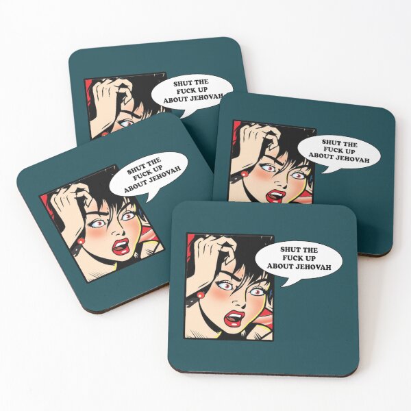 Item preview, Shut the fck up about jehovah Fitted Scoop  designed and sold by BeksStitch.