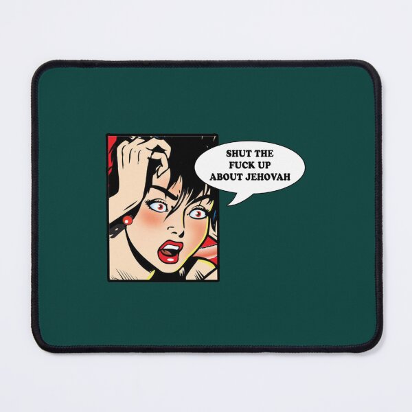 Item preview, Shut the fck up about jehovah Fitted Scoop  designed and sold by BeksStitch.