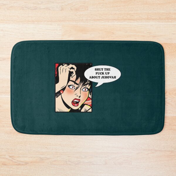 Item preview, Shut the fck up about jehovah Fitted Scoop  designed and sold by BeksStitch.
