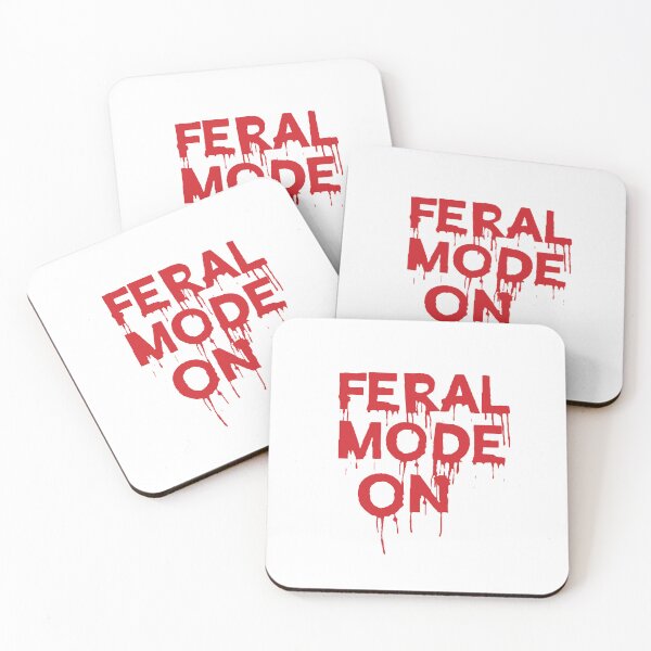 Item preview, Bloody Feral Mode On designed and sold by WULFLAND ARTS.