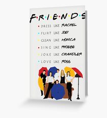 Friends Tv Show Greeting Cards  Redbubble
