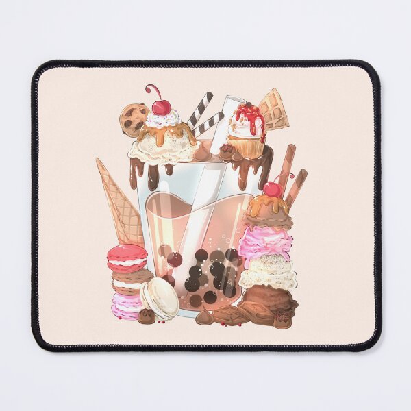 Item preview, Chocolate Ice Cream Sundae Bubble Tea designed and sold by averiillustrate.