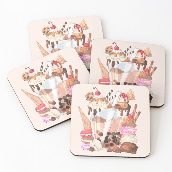 Item preview, Chocolate Ice Cream Sundae Bubble Tea designed and sold by averiillustrate.