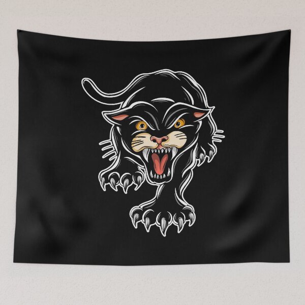 Item preview, Vintage Halloween Tattoo Panther designed and sold by Epitome Girl.