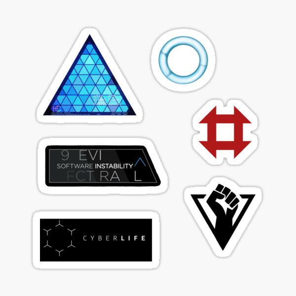 Detroit Become Human Pack Sticker