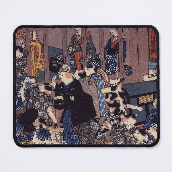 Item preview, Utagawa Hiroshige Japanese Woodblock Cats designed and sold by Epitome Girl.