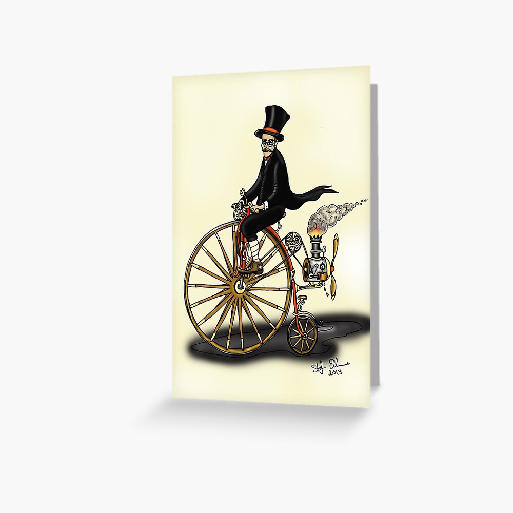 steampunk penny farthing