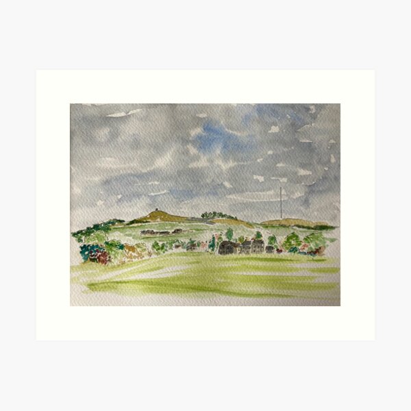 Item preview, Rivington Pike View from Horwich  designed and sold by Rivvyarts.