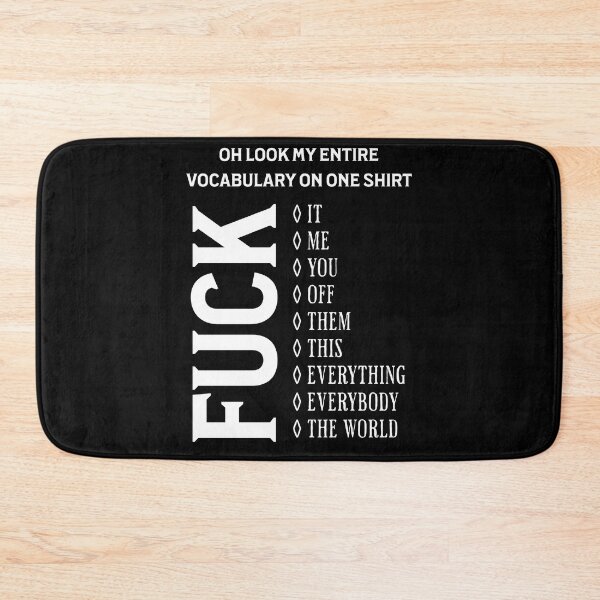 Item preview, My Entire Vocabulary On One t-shirt, Funny Gifts for Her, Funny Gifts for Him designed and sold by Cheerful Designs.