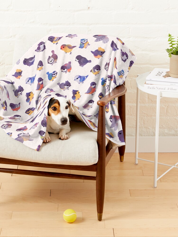 Thumbnail 4 of 6, Pet Blanket, Little bird (Paridae) designed and sold by pikaole.